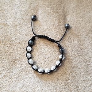 Free with purchase - black and white bracelet